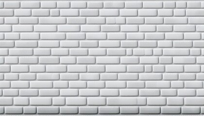 Naklejka premium Elegant Seamless White Brick Wall Pattern Perfect Backdrop for Modern Design and Minimalist Aesthetics