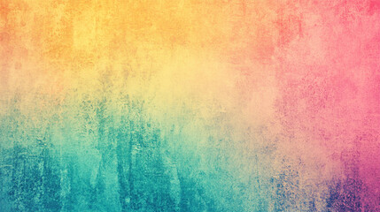 Colorful Abstract Watercolor Background, Retro gradient background featuring a grain texture
