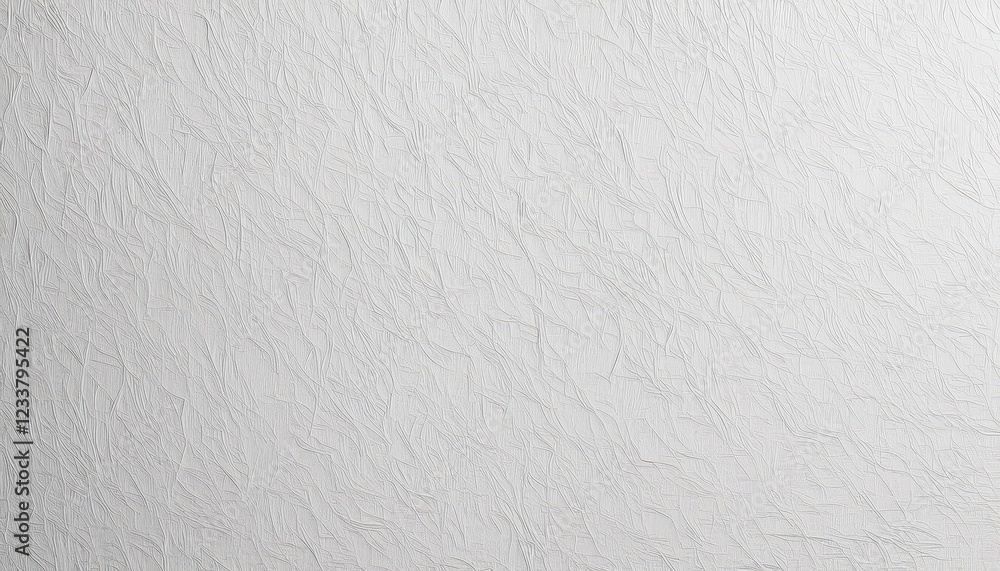 Aufkleber pristine canvas a minimalist approach on a blank white construction paper background, emphasizing si