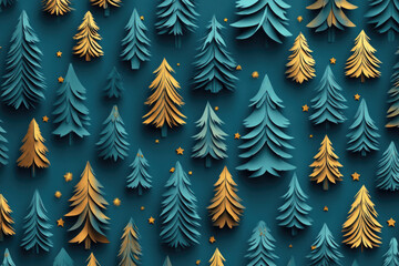Obraz premium Winter Scenery Forest Decoration