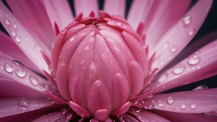 close up of pink flower