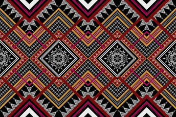 Geometric ethnic pattern seamless design for background ,Tribal geometric seamless patterns, ethnic design, hipster backdrop, wallpaper Background, Design curtain, carpet ,fabric ,textile 