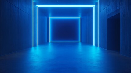 blue background glowing in the middle for ads