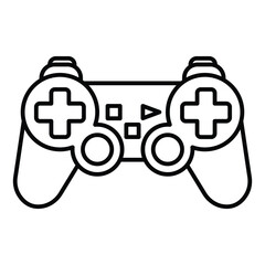 Joystick gamepad icon. flat illustration of vector icon