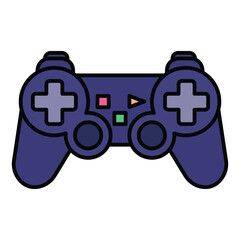 Joystick gamepad icon. flat illustration of vector icon