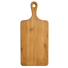 Wooden cutting board or Chopping Board Against Transparent Background