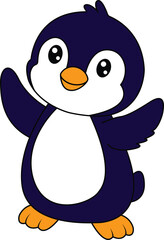 Dancing Penguin Clipart