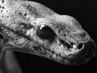 Close-up of a Snake's Head
