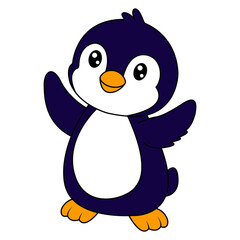 Dancing Penguin Clipart