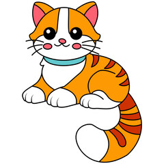 Elegant Cat Clipart Designs