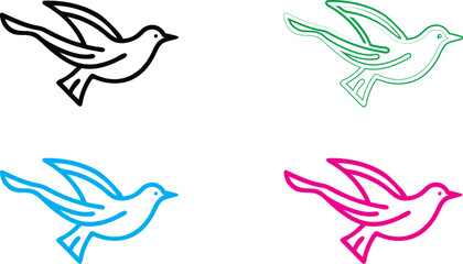 Minimalist icon set, gear symbols with checkmarks, simple line drawings, monochromatic color schemes, black, green, blue, and pink variations, clean vector graphics, productivity concept, quality assu