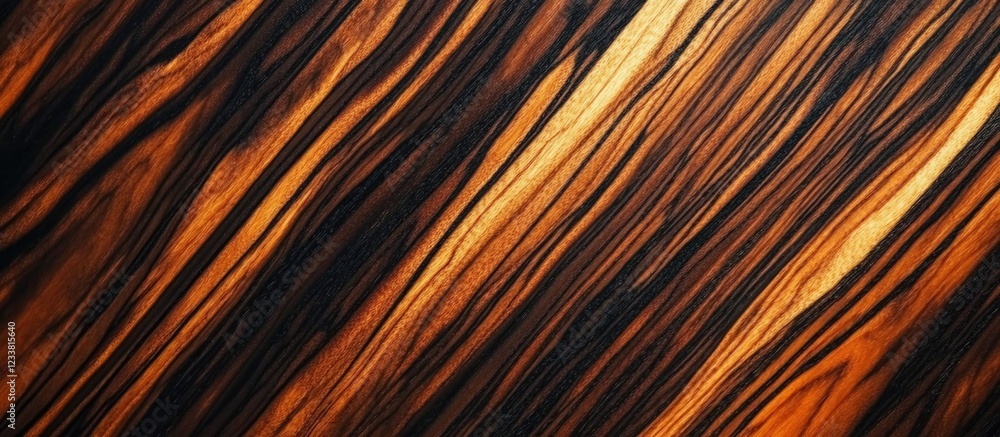 Poster Abstract background of flowing lines in shades of brown, black, and gold with copy space for text placement.