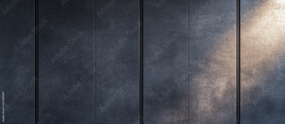 Leinwandbilder dark textured wall with soft light gradient providing ample copy space for text or design elements.