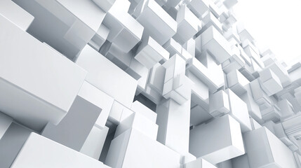 Abstract background with lines, Abstract Grey and White Geometric Background with Shining Elements