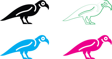 Minimalist icon set, gear symbols with checkmarks, simple line drawings, monochromatic color schemes, black, green, blue, and pink variations, clean vector graphics, productivity concept, quality assu