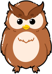 Cute Cartoon Owl