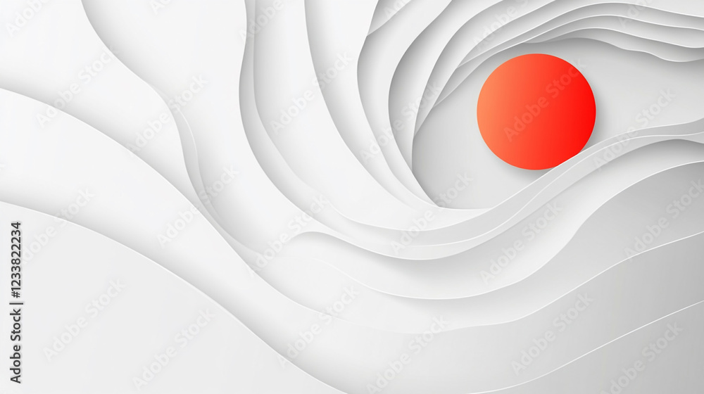 Poster a minimalistic abstract background features delicate gray and white tones, merging seamlessly. minim