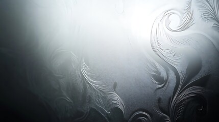 Abstract Grey Glass Swirls Design Pattern