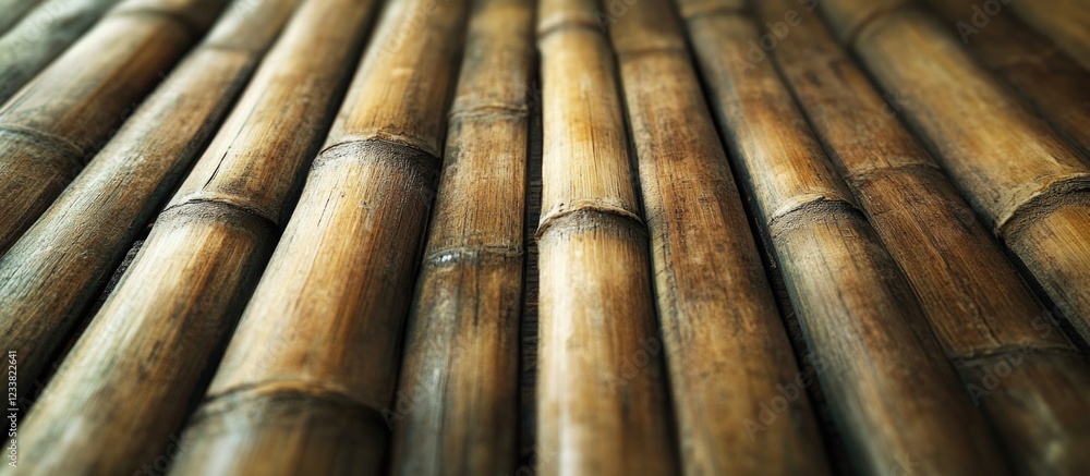Poster bamboo texture background with natural patterns and colors suitable for design projects copy space
