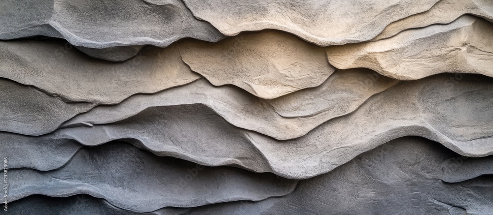 Poster abstract textured background of layered sandstone formations with subtle color variations and natura
