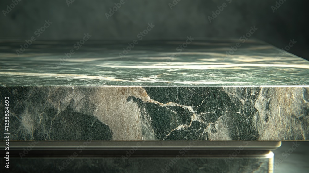 Aufkleber green marble texture background with natural patterns and veins suitable for design projects copy sp
