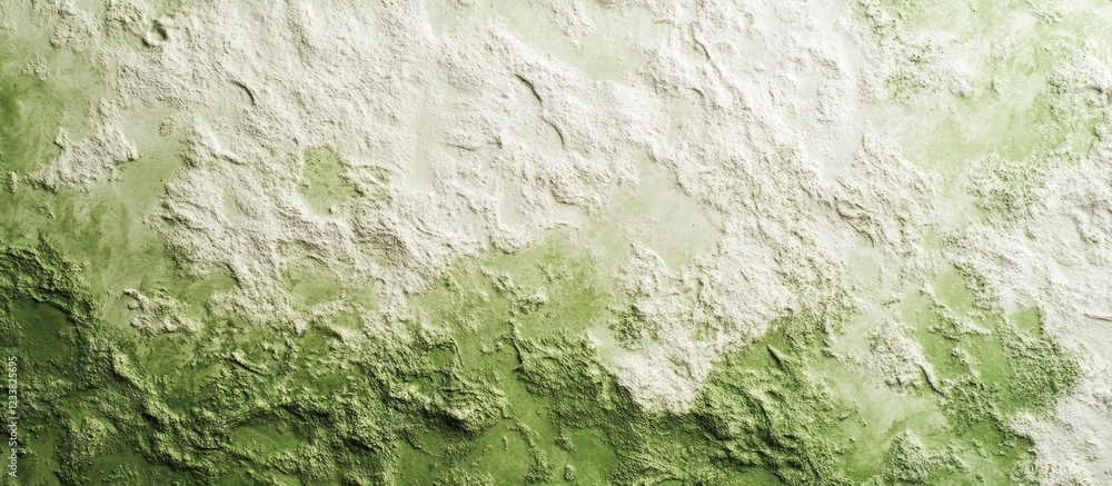 Leinwandbilder textured abstract surface with green and white tones for background design and copy space.
