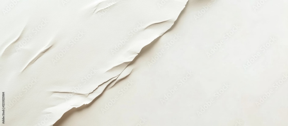 Leinwandbilder textured abstract background with crumpled paper and soft neutral tones copy space