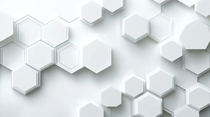 White Hexagonal Background. Luxury White Pattern. wallpaper Illustration. White Hexagonal Background. Luxury White Pattern. Minimalist White Hexagon Pattern Abstract Background 
