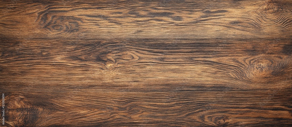 Poster wooden texture background with rustic brown planks and natural grain patterns, top view with copy sp