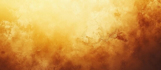Golden sunset sky with vibrant hues and expansive empty space ideal for text placement or creative design elements.