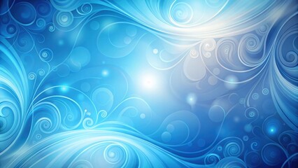 Abstract blue background with soft swirls and gradients ,  abstract, blue, background, swirls, gradients, soft, design