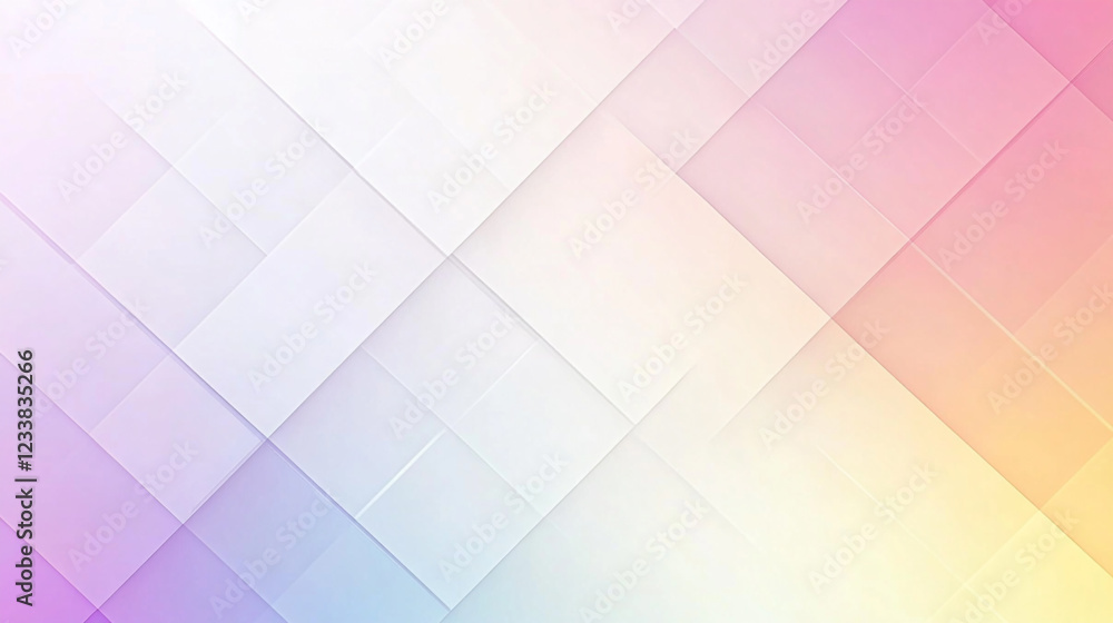 Poster abstract background with squares clean lines minimalist abstract design