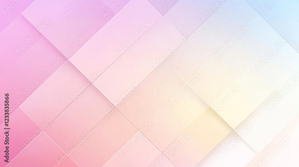 Poster abstract background with squares clean lines minimalist abstract design