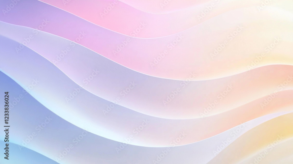 Poster minimalistic clean orange waves abstract background. abstract soft orange gradient waves background,