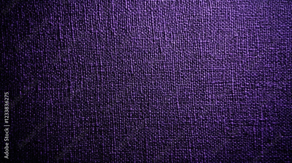Poster dark purple cotton wax canvas texture with copyspace for text in a soft and elegant background desig