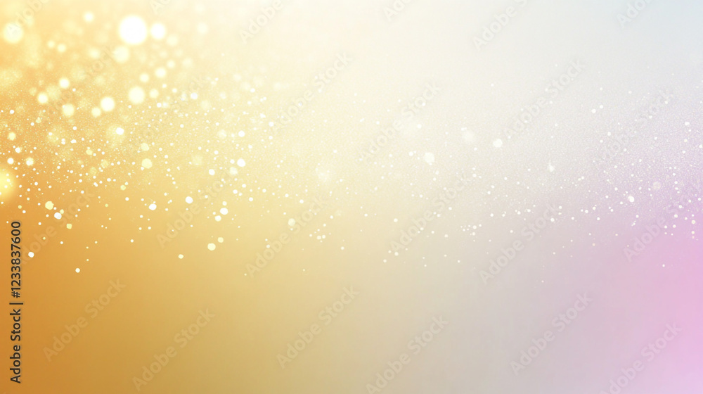 Poster golden shimmering and sparkling background gold glitter sparkles rays lights bokeh festive elegant a