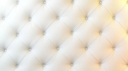 seamless of Light white luxury upholstery sofa texture background, White fabric mattress texture top view background