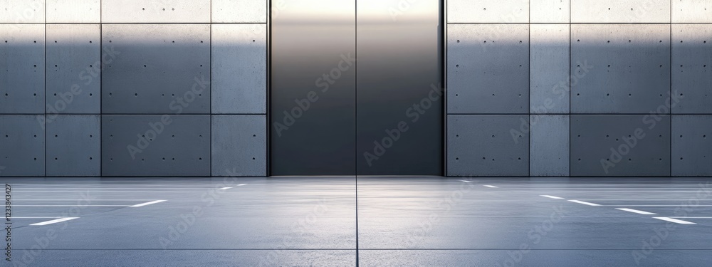 Poster warehouse corners optimized for pallet racking storage with clear space for custom text and graphics