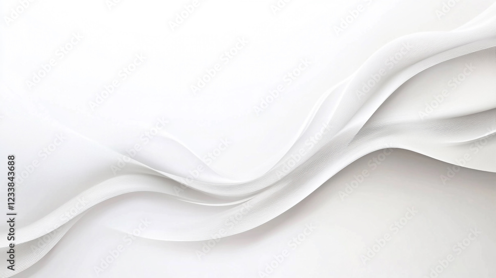 Poster white rings abstract pattern for web template background, white bedding sheets texture for backgroun
