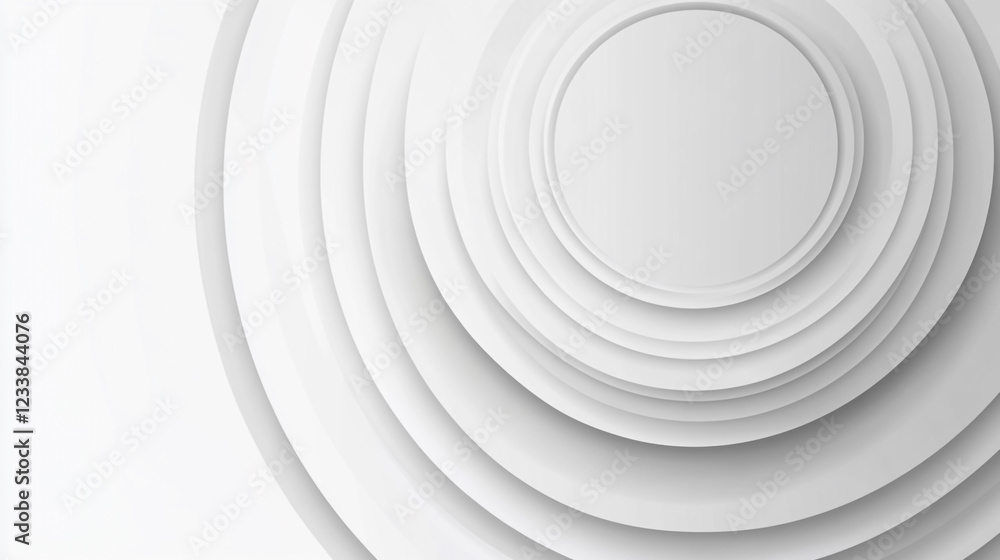 Poster white rings abstract pattern for web template background, white bedding sheets texture for backgroun
