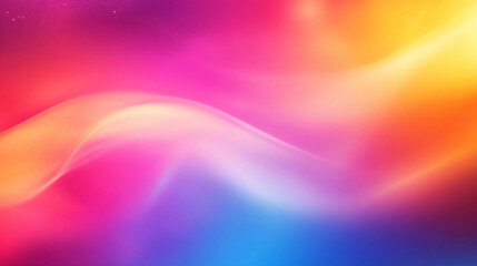 Fototapeta premium Smooth and blurry rainbow background. Modern bright rainbow colors Sunbeam Radiance Abstract Gradient Background