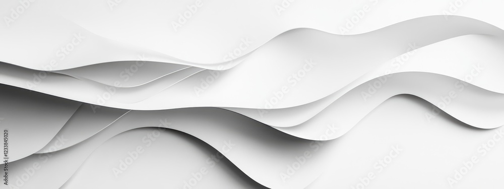 Poster minimalist white paper mockup perfect for business design with ample empty space for customization a