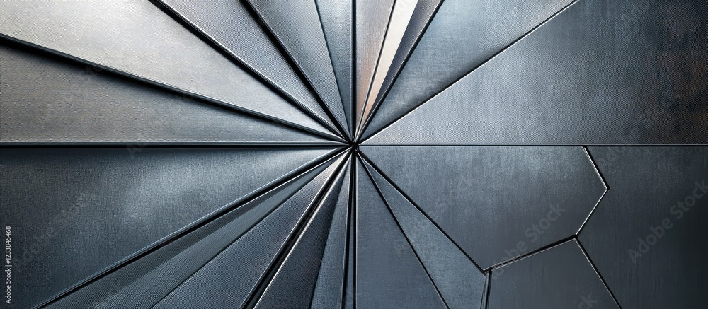 Aufkleber Elegant abstract metal texture with embossed patterns matte finish ideal for signage and advertising featuring ample copyspace for text