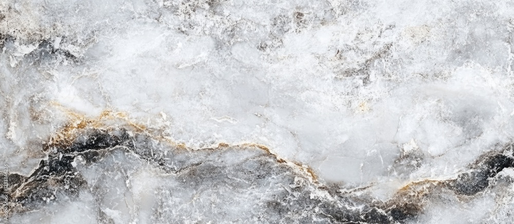 Poster trendy white marble texture background with natural patterns and ample space for text or design elem