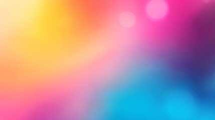 Obraz premium Abstract colorful background featuring a grainy gradient blending blue, Mixed bright shiny fancy pale orange tone color light purple paint on blank watercolor paper texture