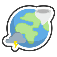 Climate Change Sticker