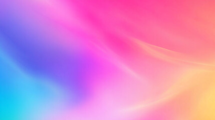 Obraz premium Abstract blurred gradient background in bright colors. Colorful smooth illustration, colorful vibrant aged horizontal background with medium turquoise,