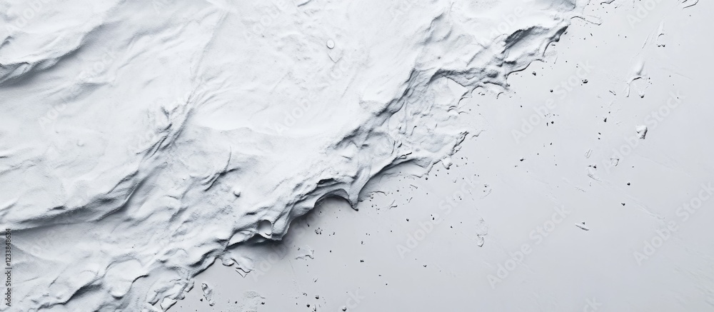 Poster textured white ocean wave abstract background with room for custom text or branding