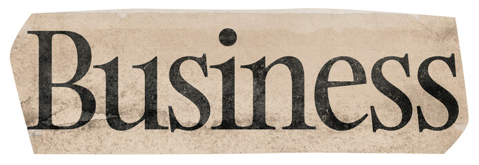 business letter klipping cut out paper collage