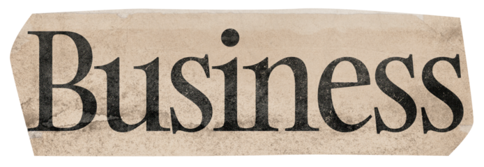 business letter klipping cut out paper collage